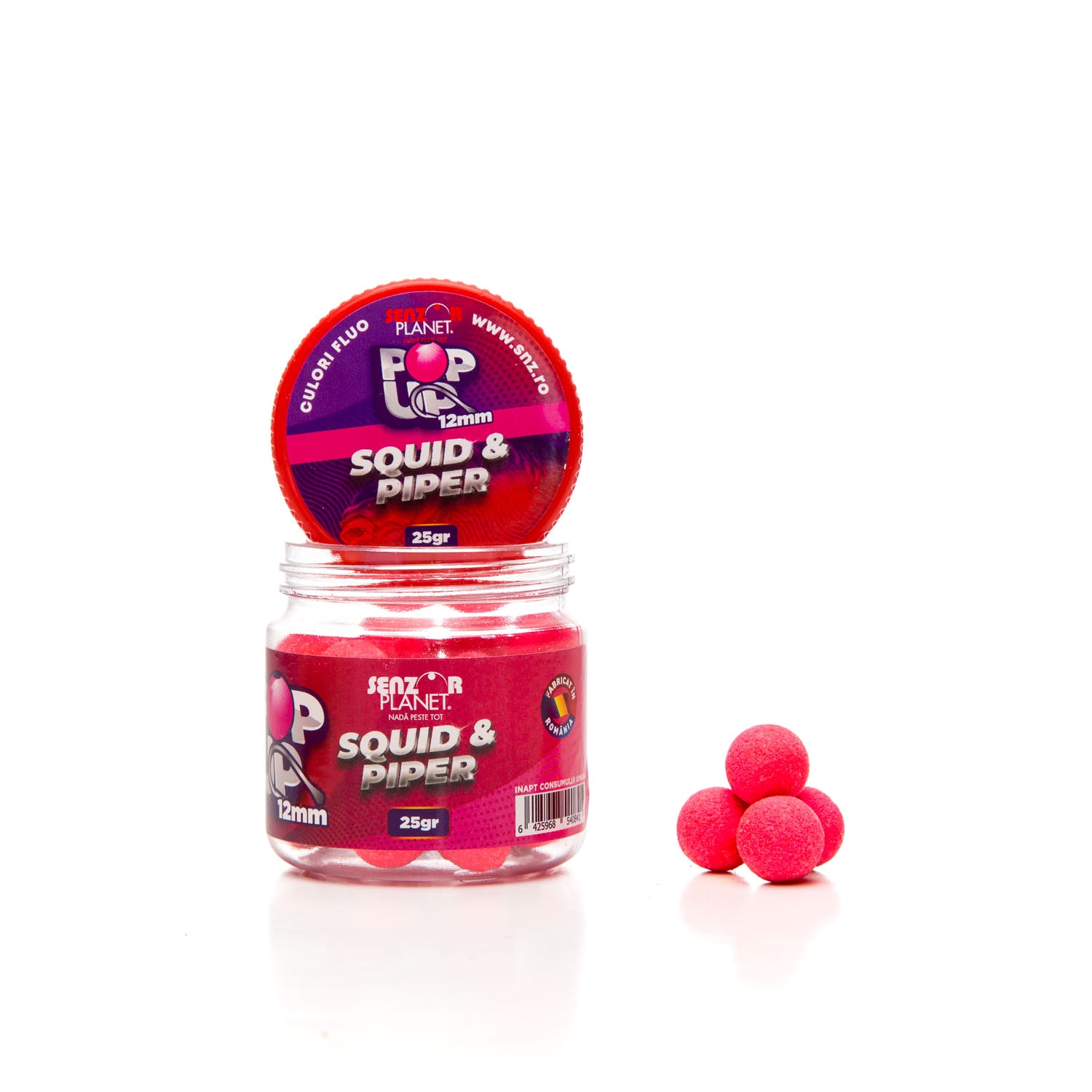 Pop-Up Aroma Squid si Piper, Diametru 12mm, Greutate 25g