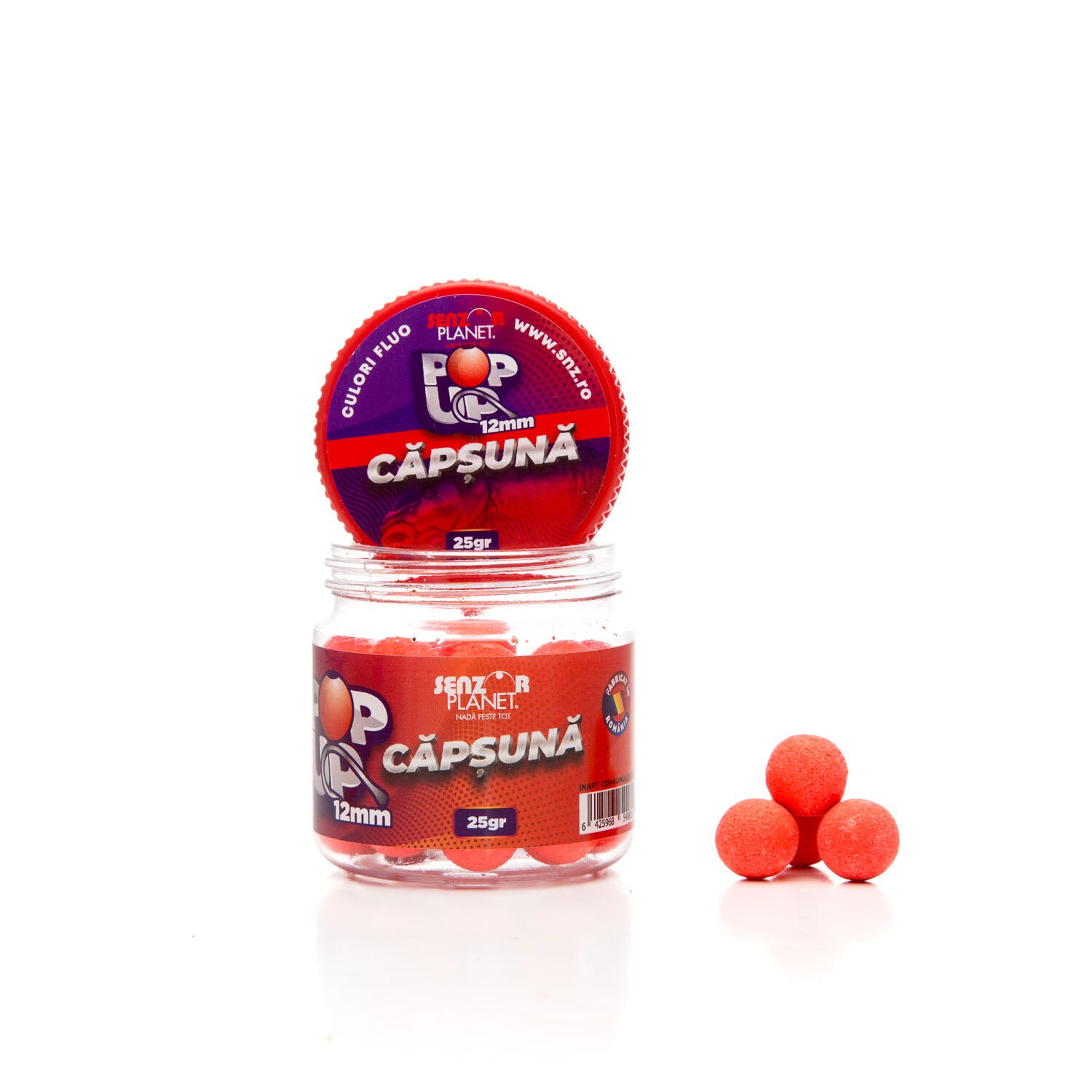 Pop-Up Aroma Capsuna, Diametru 12mm, Greutate 25g