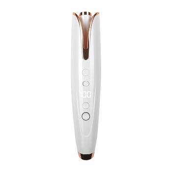 Ondulator automat wireless zenifique®, incarcare USB, 4 setari de temperatura, 2 directii ondulare, timer, cu afisaj, alb Ondulator automat wireless zenifique®, incarcare USB, 4 setari de temperatura, 2 directii ondulare, timer, cu afisaj, alb