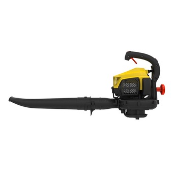 Suflanta frunze, pe benzina, putere de 750 W, cu trei functii, maner de operare si centura cu eliberare rapida, sac colector de 40 l, 8000 rotatii/minut Suflanta frunze, pe benzina, putere de 750 W, cu trei functii, maner de operare si centura cu eliberare rapida, sac colector de 40 l, 8000 rotatii/minut