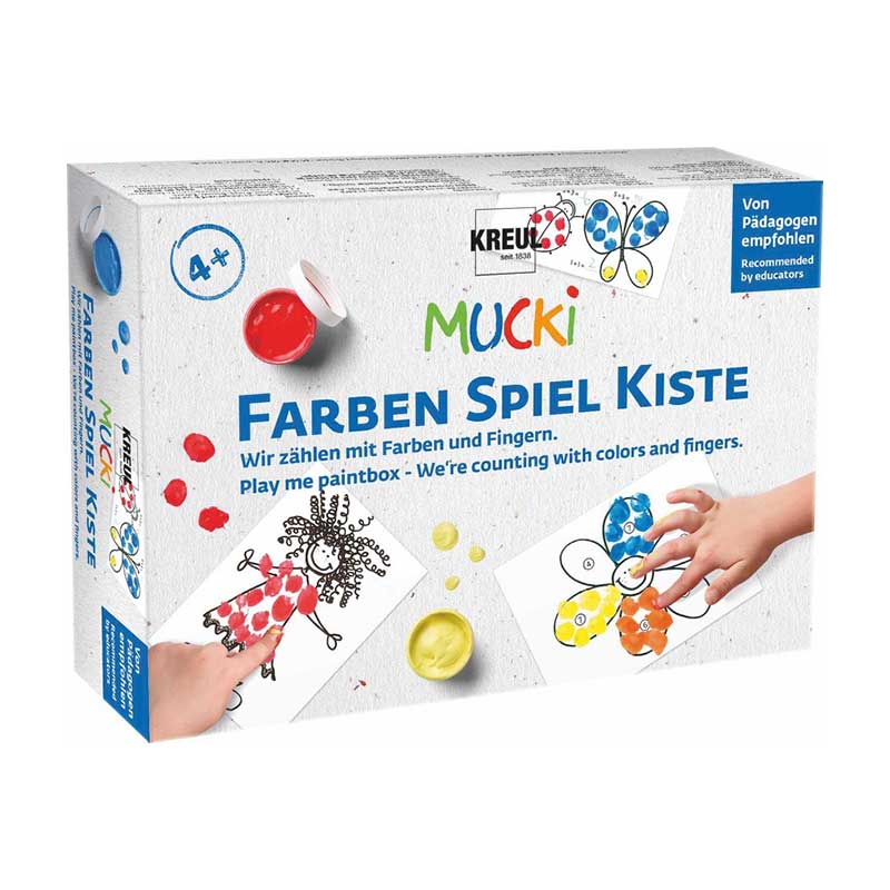 Set 5 x 50ml culori Mucki, C. Kreul, Pictam si numaram