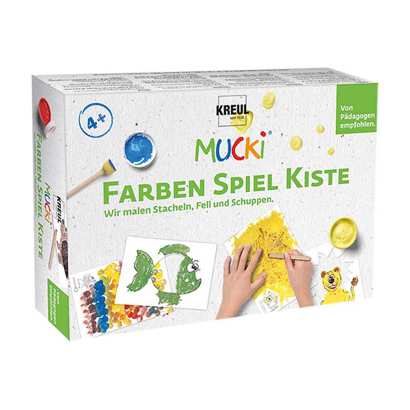 Set 5 x 50 ml culori, C. Kreul, Mucki, Pictam cu degetele