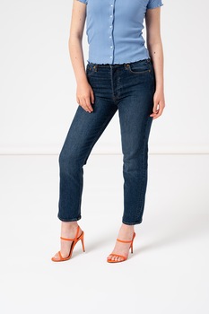 GAP, Blugi cu talie medie, Bleumarin GAP, Blugi cu talie medie, Bleumarin