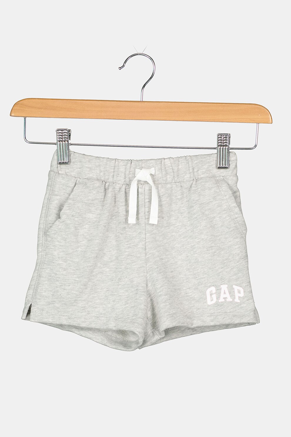 GAP, Pantaloni scurti din jerseu cu snur, Gri deschis melange
