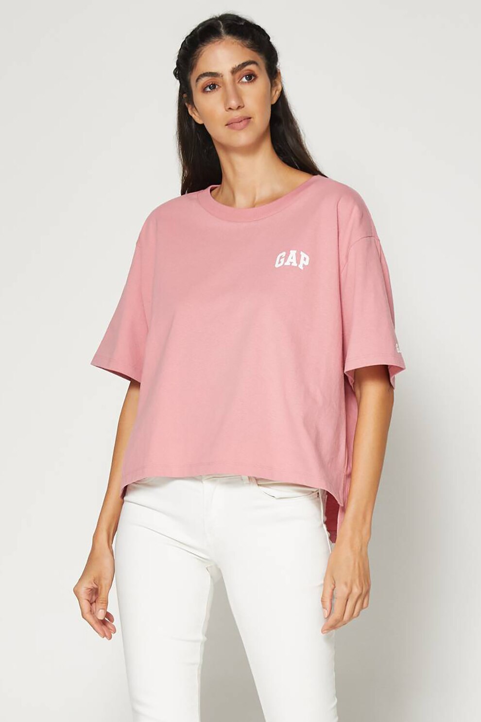 GAP, Tricou lejer cu maneci cazute, Roz