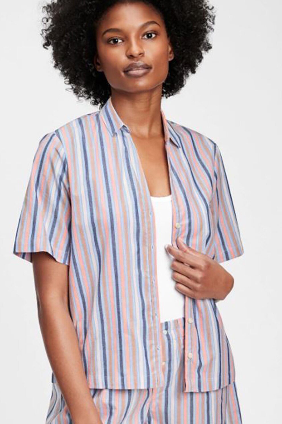 GAP, Camasa de pijama cu model, Multicolora