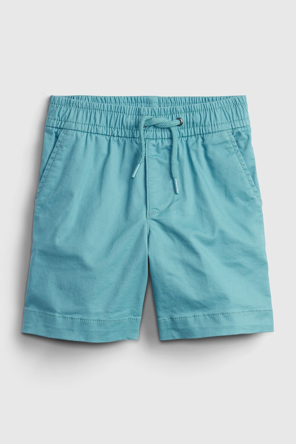 GAP, Pantaloni scurti cu snur in talie, Albastru azur