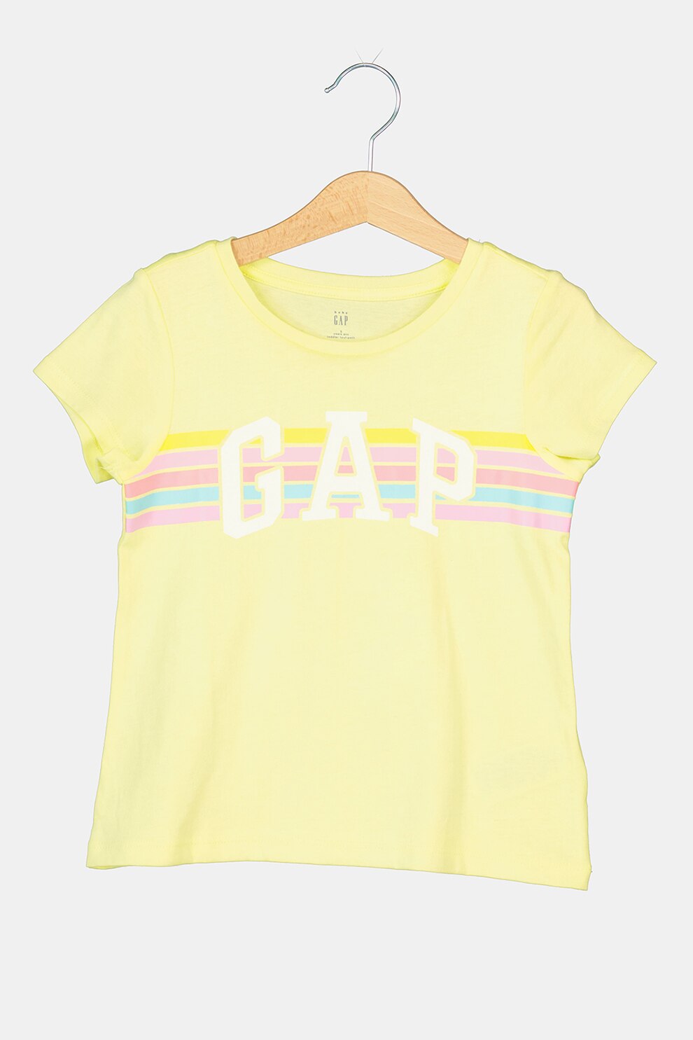 GAP, Tricou cu imprimeu logo, Galben deschis