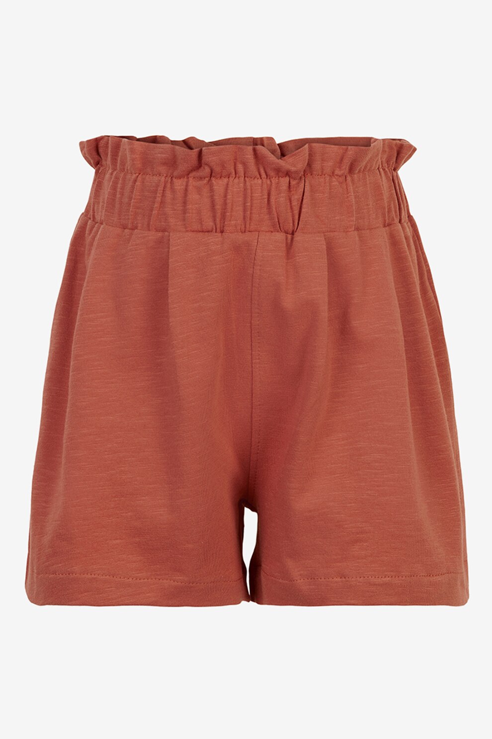 Minymo, Pantaloni scurti cu talie inalta si elastica, Oranj stins