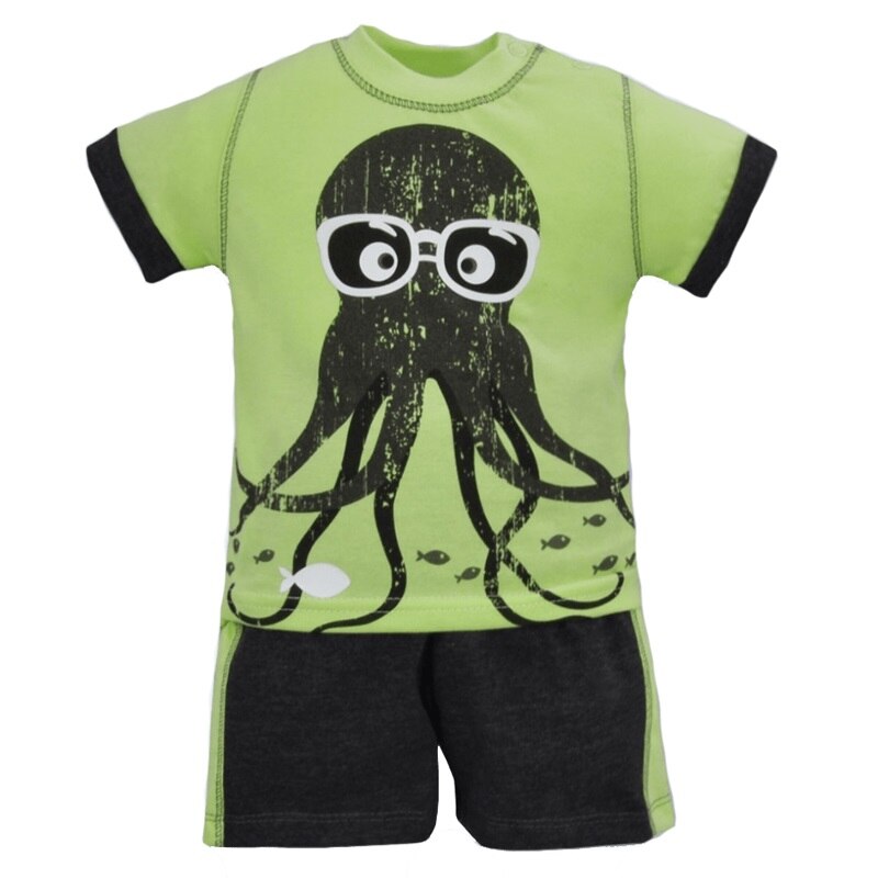 Compleu 2 piese de vara pentru baieti Koala Podwodny Swiat 05-234V, Verde