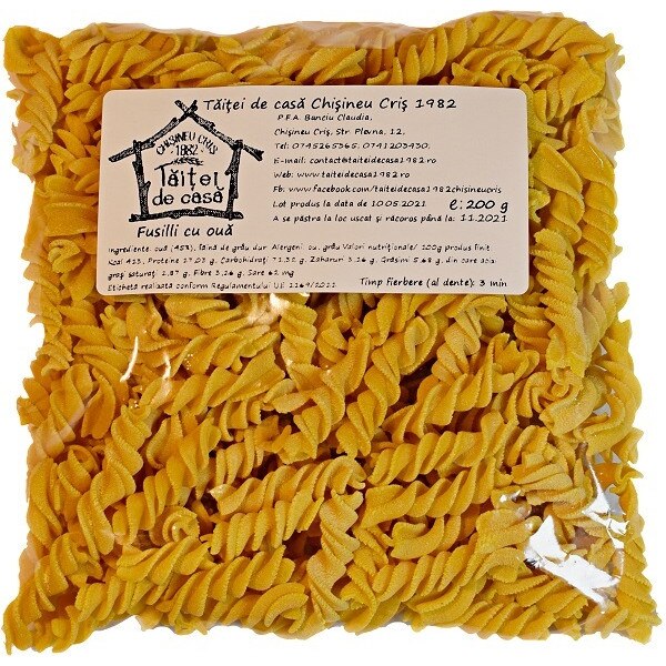 Fusilli cu ou 200g