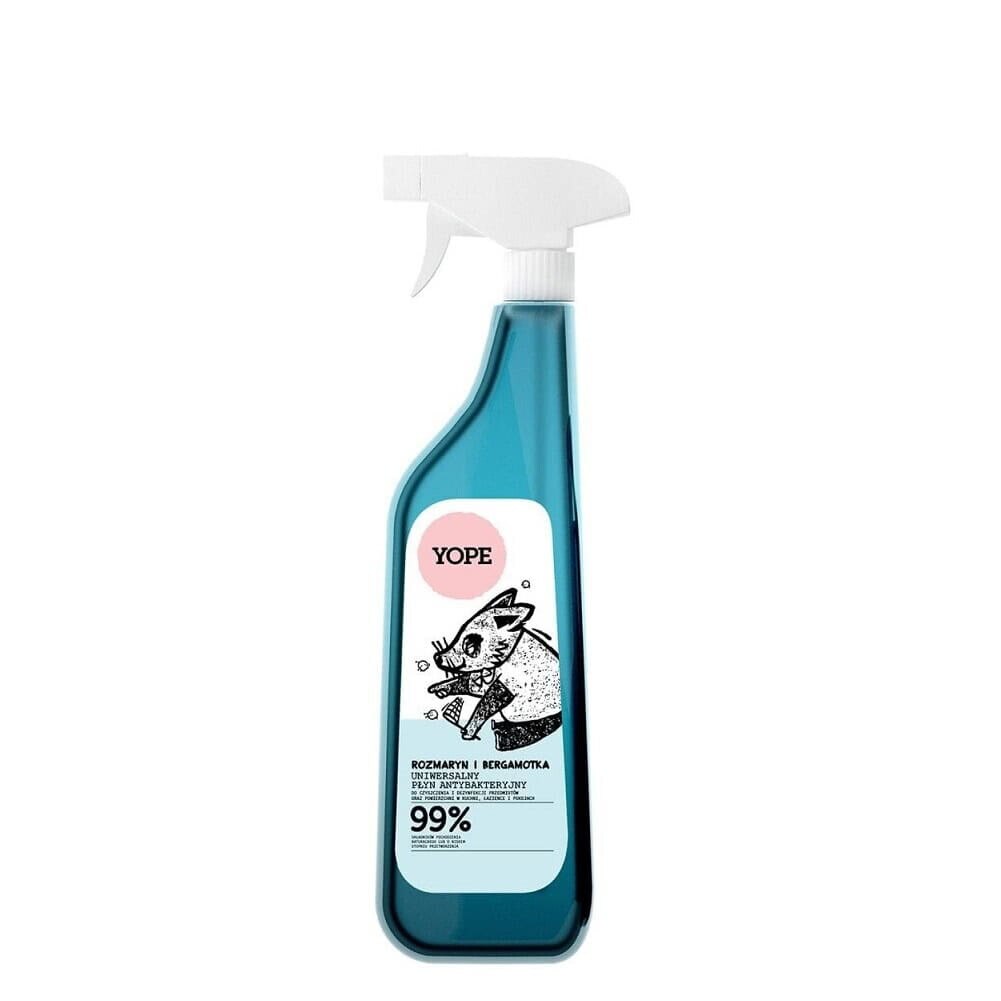 Lichid universal antibacterian cu bergamota pentru curatare si dezinfectare Yope, 750 ml
