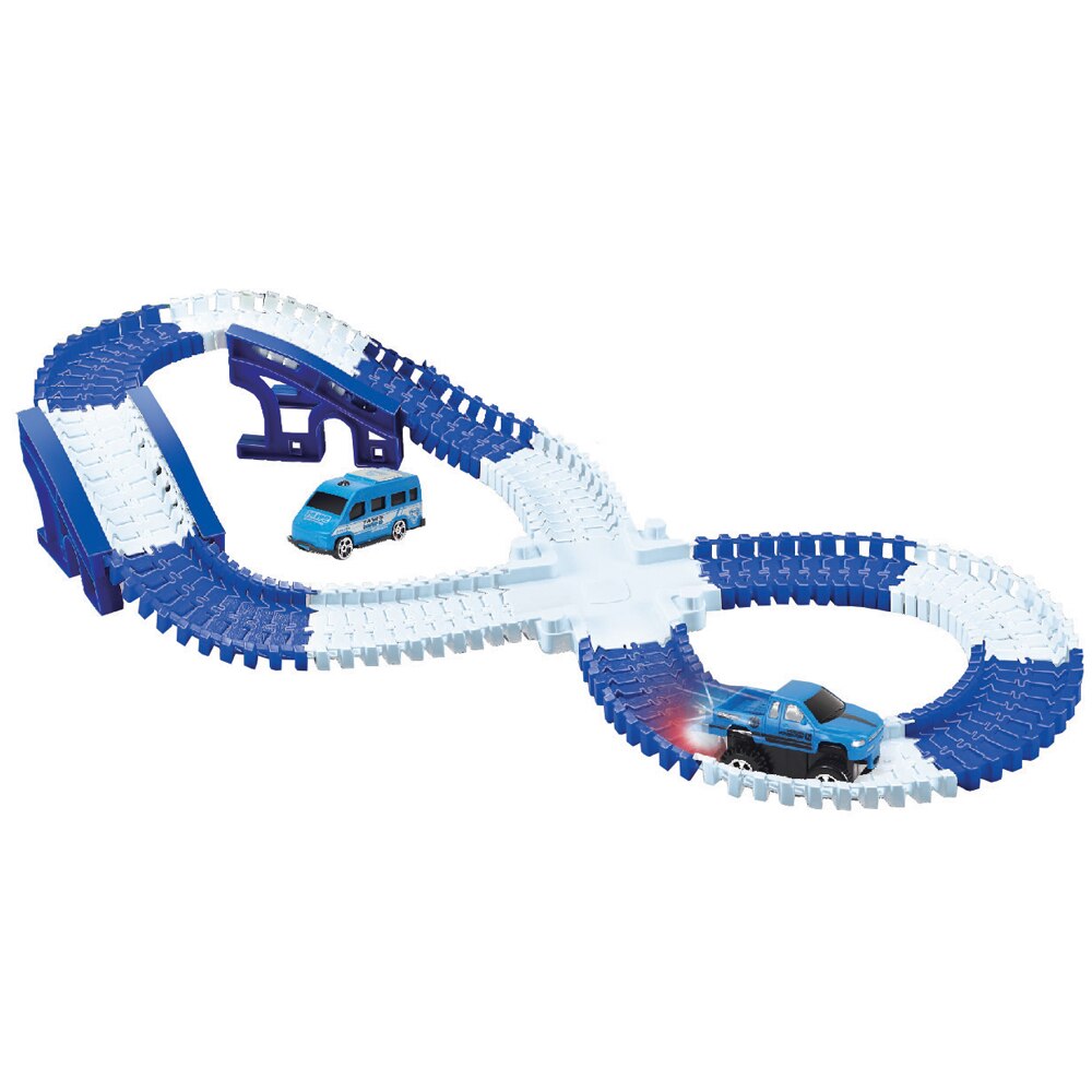 Jucarie pista flexibila, Echipaj Politie, 131 piese, WP1502 RCO®