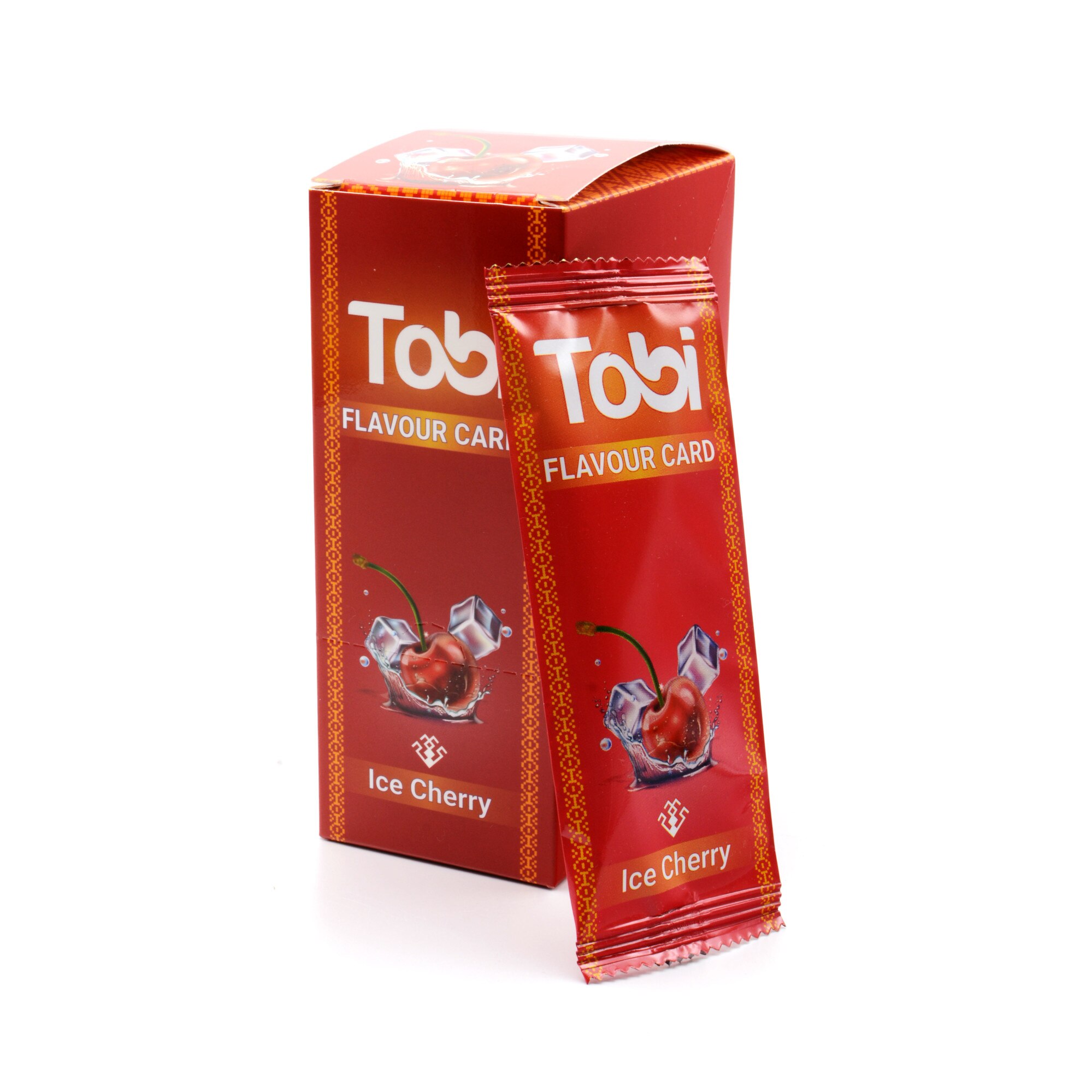 Set carduri aromatizante Tobi, Ice Cherry, 25 buc.