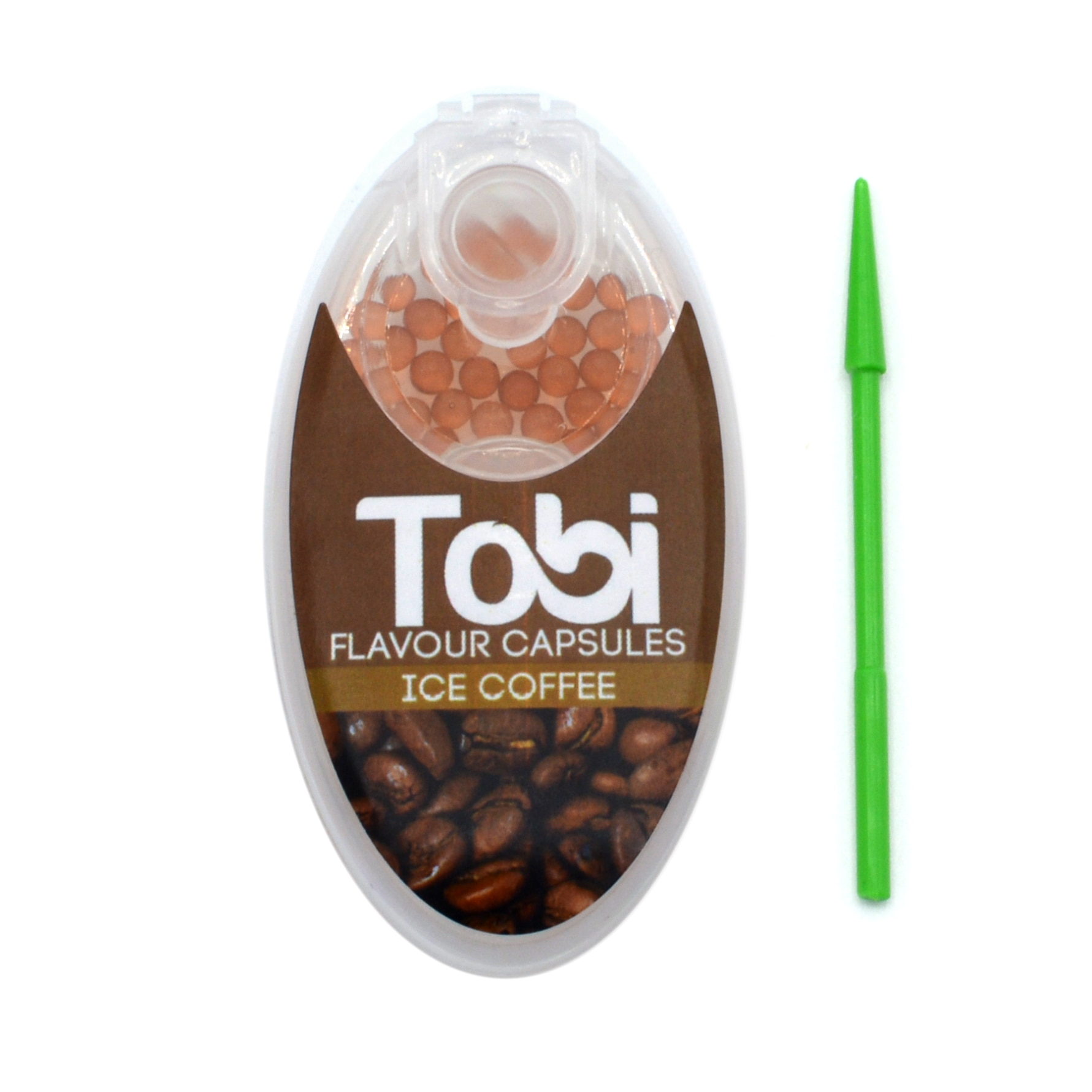 Set capsule aromatizante Tobi, Ice Coffee, 100 buc.