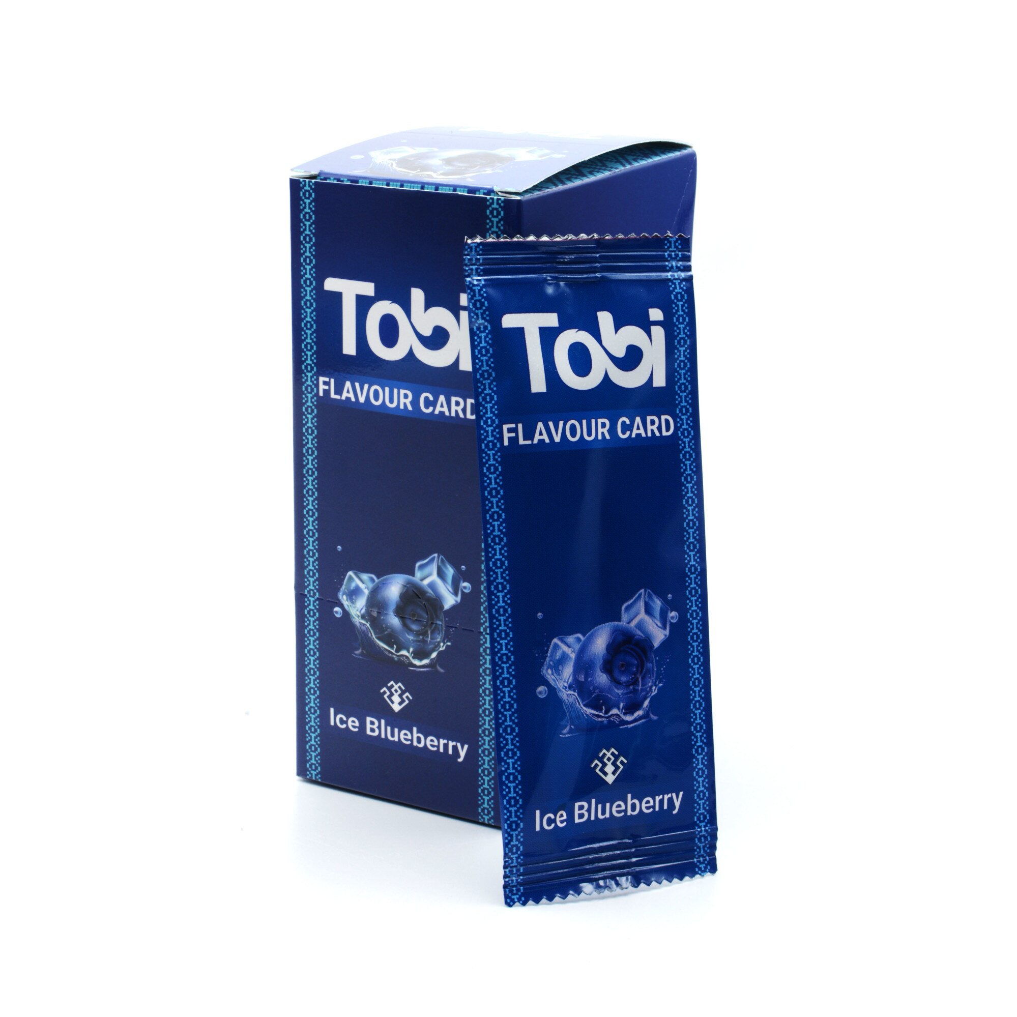 Set carduri aromatizante Tobi, Ice Blueberry, 25 buc.