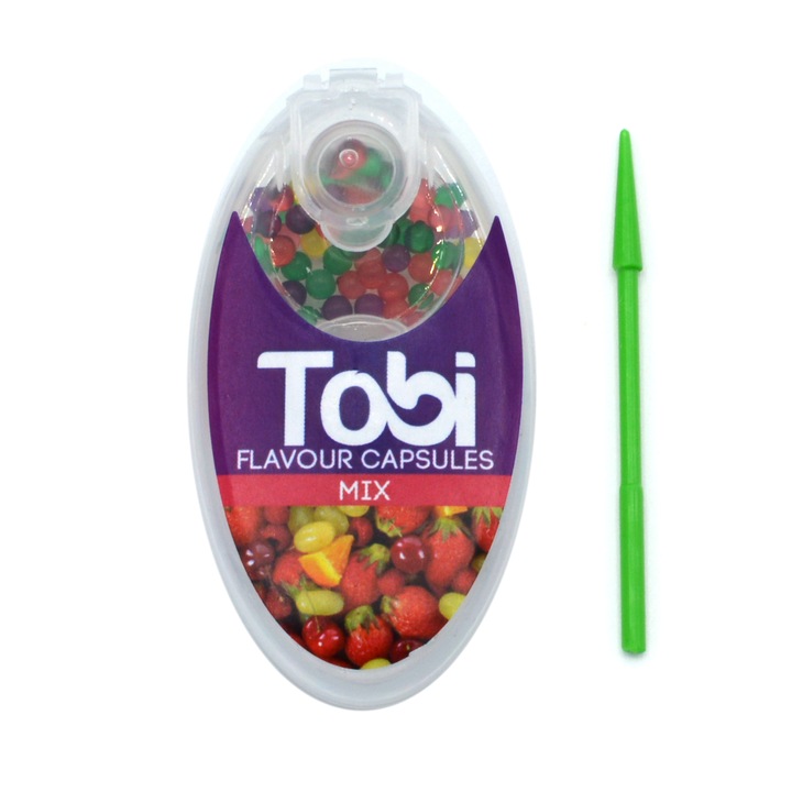 Set capsule aromatizante Tobi, Mix, 100 buc.