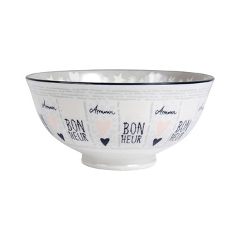 Bol - Jamjali Moineau, Portelan, Gri Bol - Jamjali Moineau, Portelan, Gri