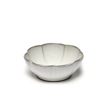 Bol - Ribbed Inku White L, 5 cm, Portelan, Alb Bol - Ribbed Inku White L, 5 cm, Portelan, Alb