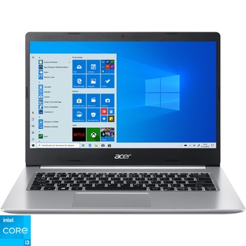 Laptop ultraportabil Acer Aspire 5 A514 cu procesor Intel Core i3-1115G4, 14 Laptop ultraportabil Acer Aspire 5 A514 cu procesor Intel Core i3-1115G4, 14