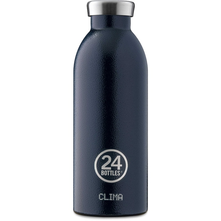 Sticla 24Bottles Clima Bottle Albastru Inchis Rustic 500ml