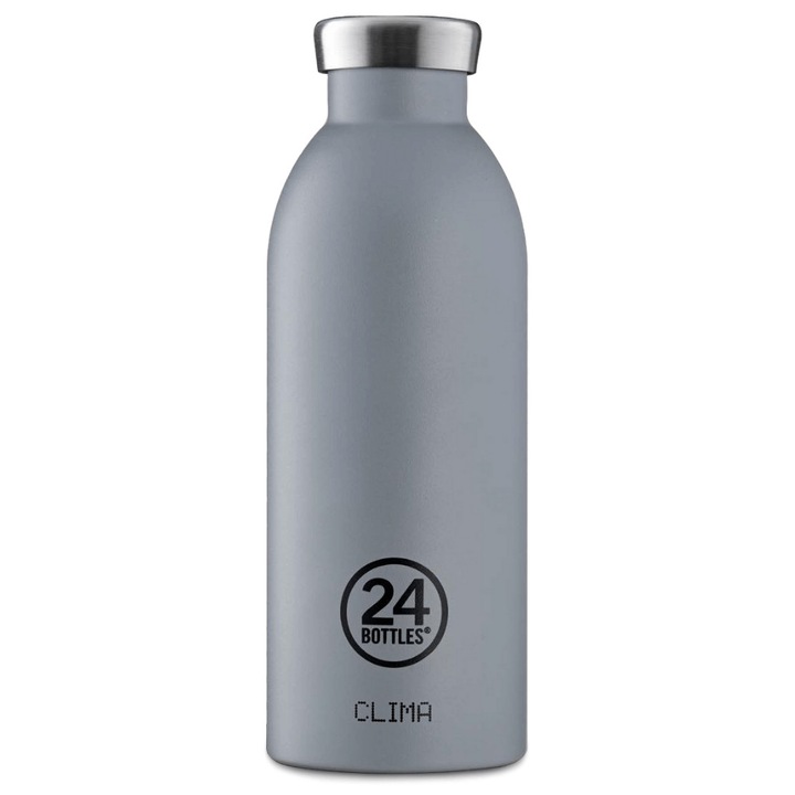 Sticla 24Bottles Clima Bottle Stone Finish Gri 500ml