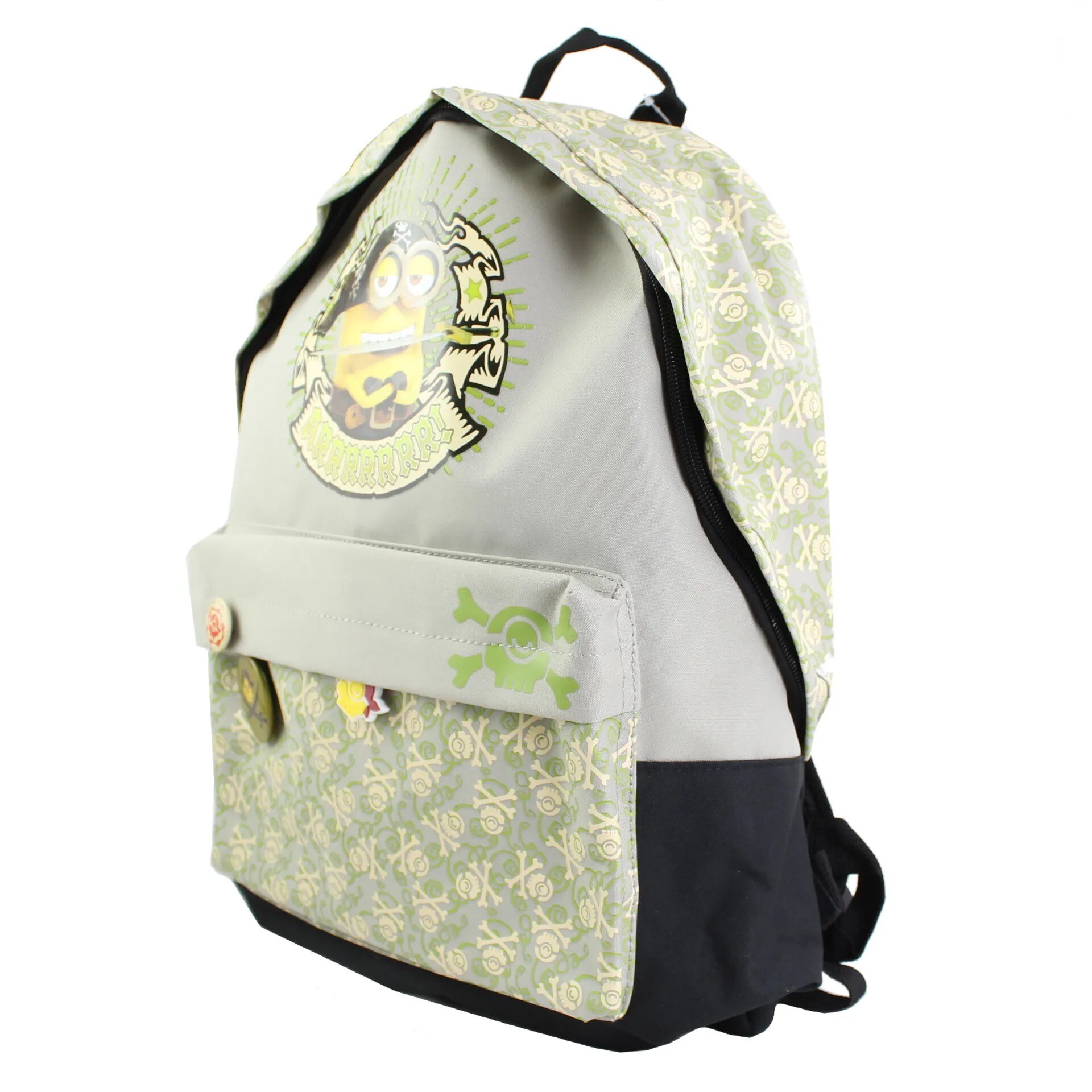 Ghiozdan Minions, 40 cm, bej si negru