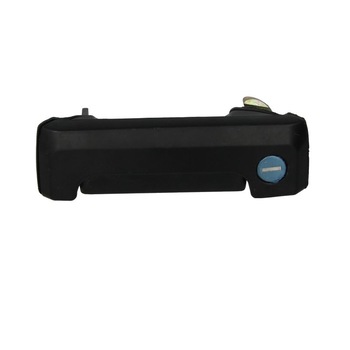 Maner exterior deschidere usa culisanta Vw T4 1991-2004, partea dreapta, cu butuc si 2 chei, negru lucios Maner exterior deschidere usa culisanta Vw T4 1991-2004, partea dreapta, cu butuc si 2 chei, negru lucios