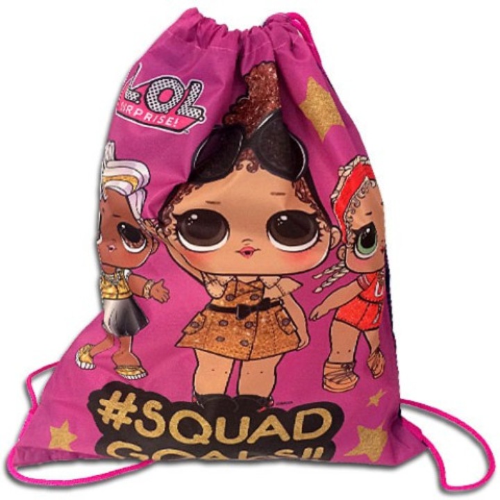 Sac de umar cu snur LOL Squad Goals