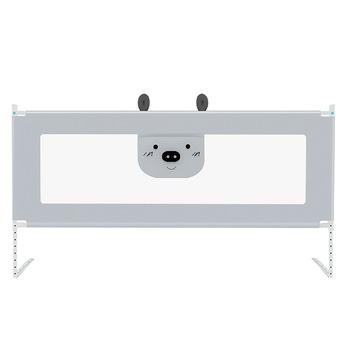 Bariera protectie pat culisanta XXL 160 cm Bears Grey, inaltime reglabila 68-98 cm Bariera protectie pat culisanta XXL 160 cm Bears Grey, inaltime reglabila 68-98 cm