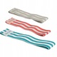 Set 3 benzi elastice exercitii solduri si fese SportVida Hip Bands, Material textil, 8x32/36/40 cm, Multicolor