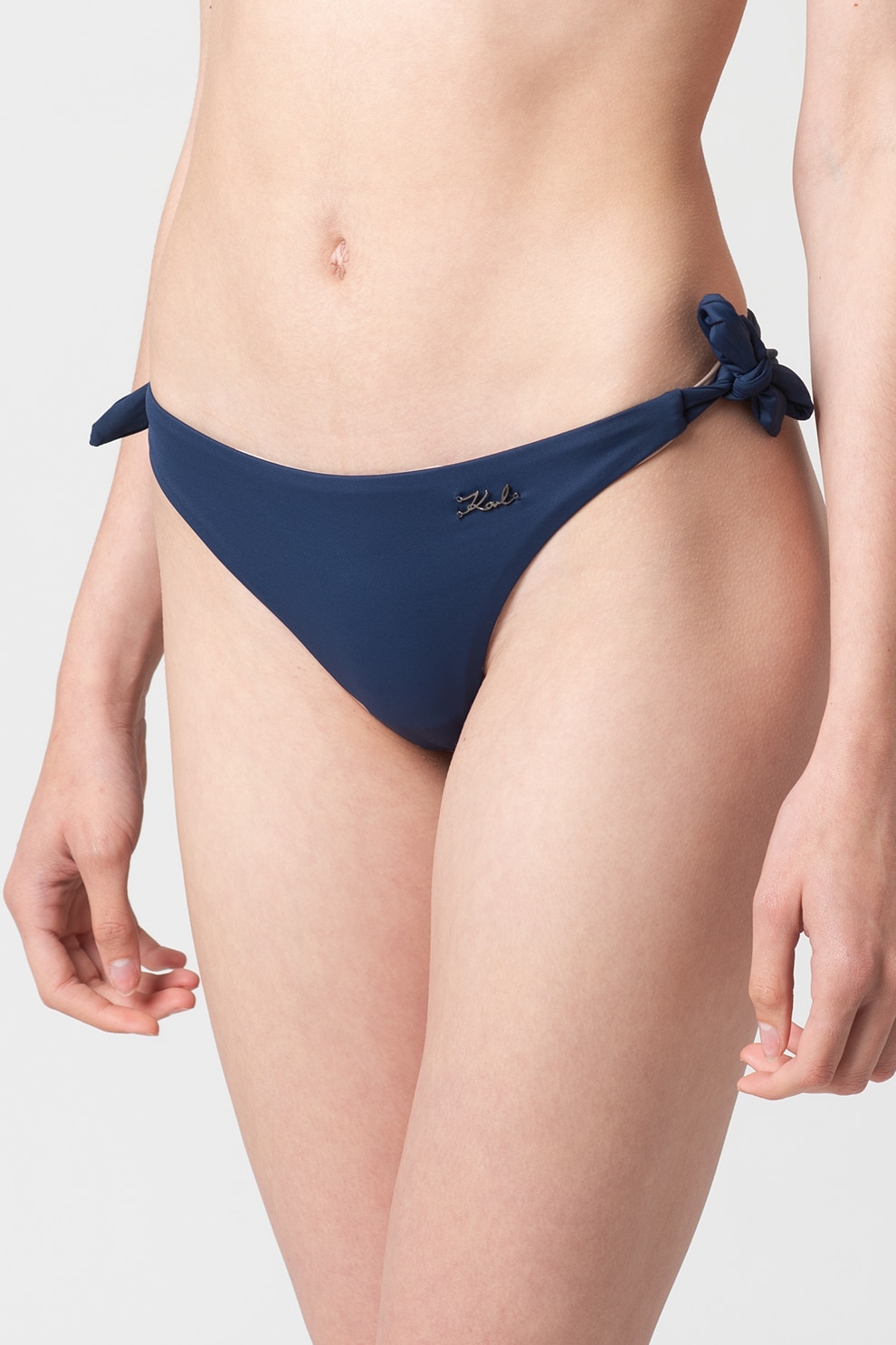 Karl Lagerfeld, Slip cu logo, Bleumarin