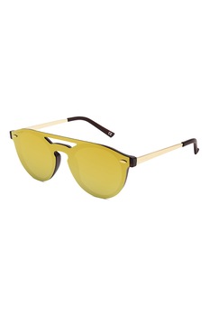 POLAR, Ochelari de soare unisex polarizati dreptunghiulari Tym, Auriu, 47-22-145 Standard POLAR, Ochelari de soare unisex polarizati dreptunghiulari Tym, Auriu, 47-22-145 Standard