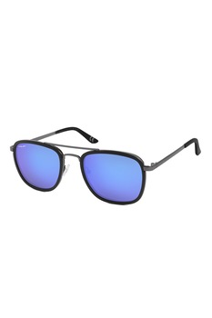 POLAR, Ochelari de soare unisex pilot polarizati Alain, Gri inchis, 50-15-130 Standard POLAR, Ochelari de soare unisex pilot polarizati Alain, Gri inchis, 50-15-130 Standard