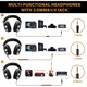 Професионални студийни слушалки OneOdio Pro 10, Кабелни, С шумопотискане, Черен