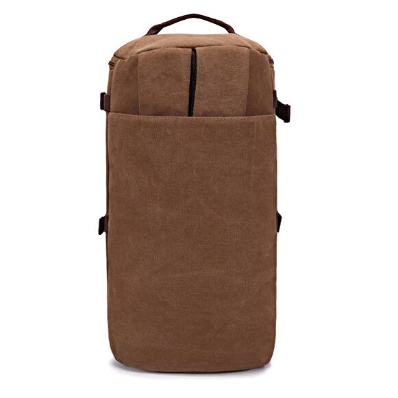 Sac à dos rétro Craftride VG8 rouleau à bagages Vintage 35L brun