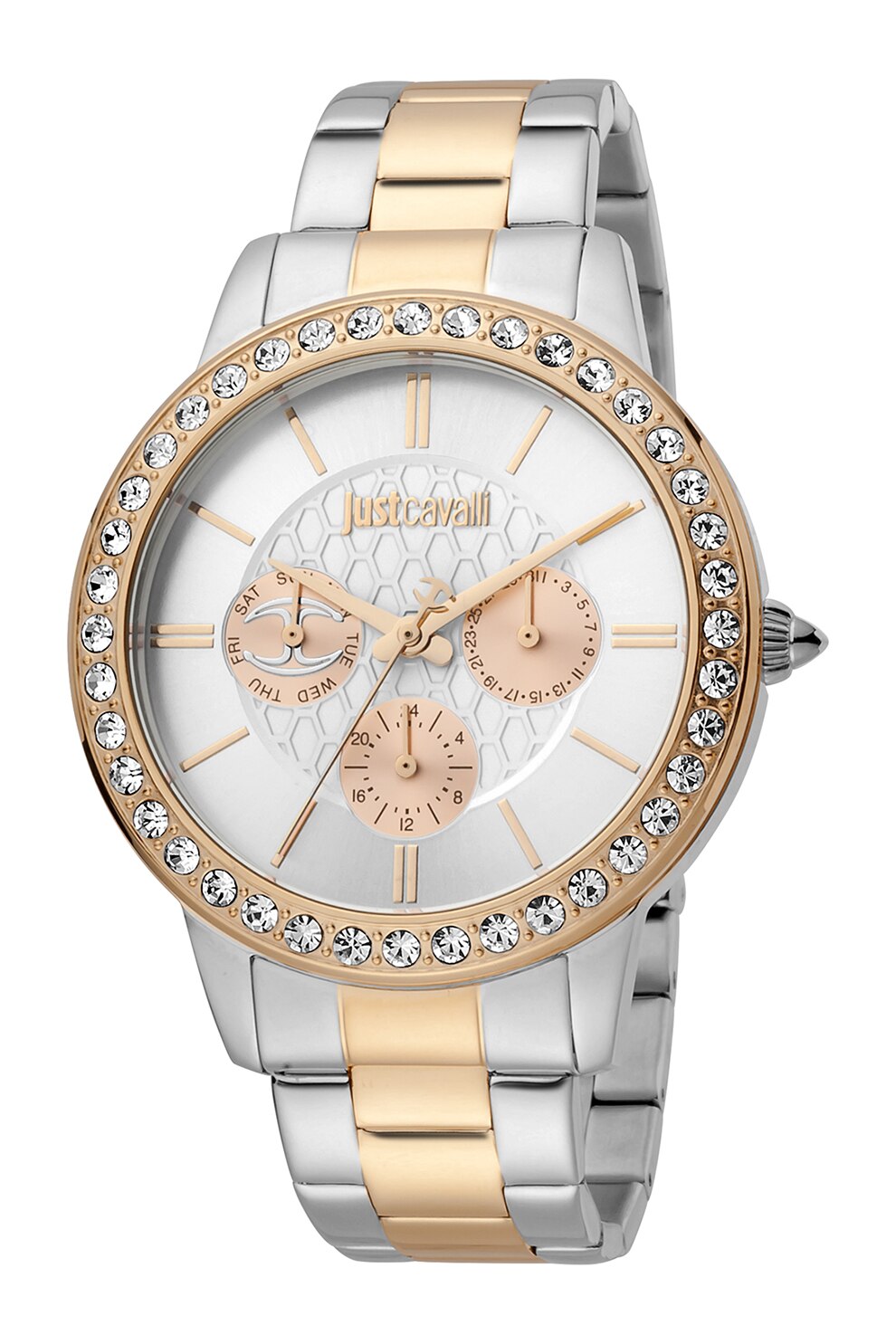 JUST CAVALLI, Ceas din otel inoxidabil cu cristale