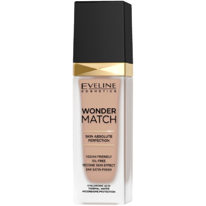 Eveline Wonder Match alapozó, 30ml, Natural / 15. árnyalat
