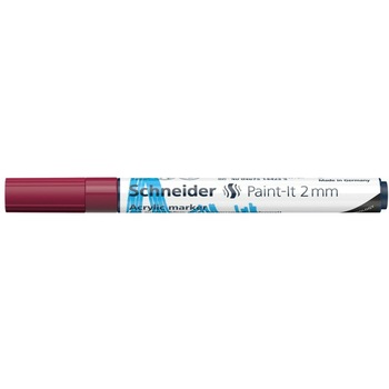 Marker cu vopsea acrilica Paint-It 310 2 mm Schneider Visiniu Marker cu vopsea acrilica Paint-It 310 2 mm Schneider Visiniu