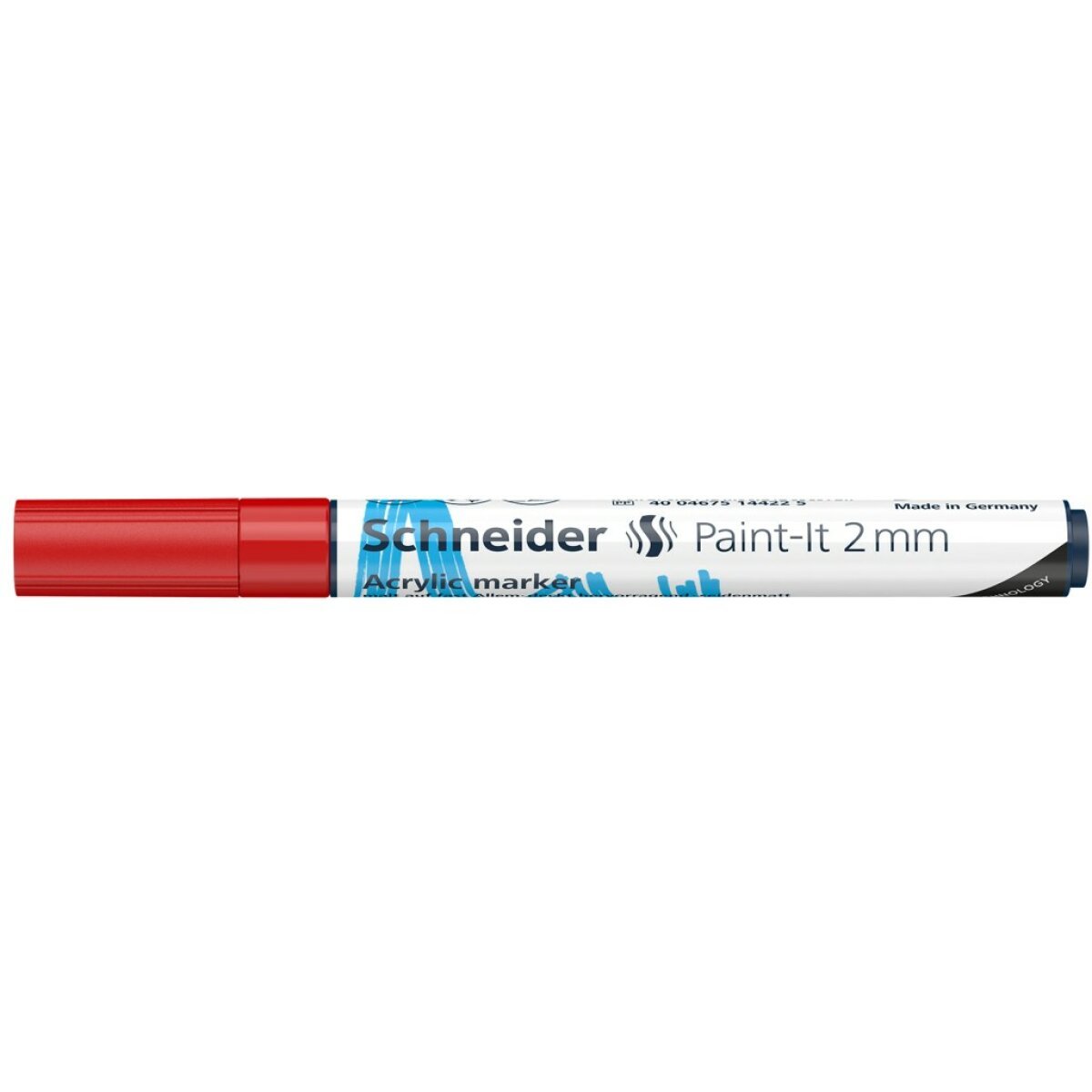 Marker cu vopsea acrilica Paint-It 310 2 mm Schneider Rosu