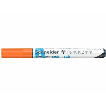 Marker cu vopsea acrilica Paint-It 310 2 mm Schneider Portocaliu Marker cu vopsea acrilica Paint-It 310 2 mm Schneider Portocaliu
