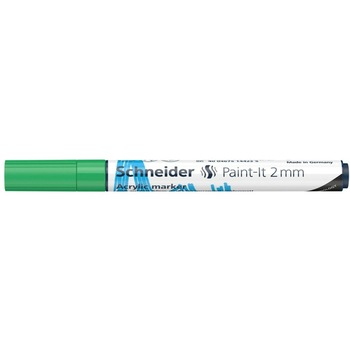 Marker cu vopsea acrilica Paint-It 310 2 mm Schneider Verde Marker cu vopsea acrilica Paint-It 310 2 mm Schneider Verde