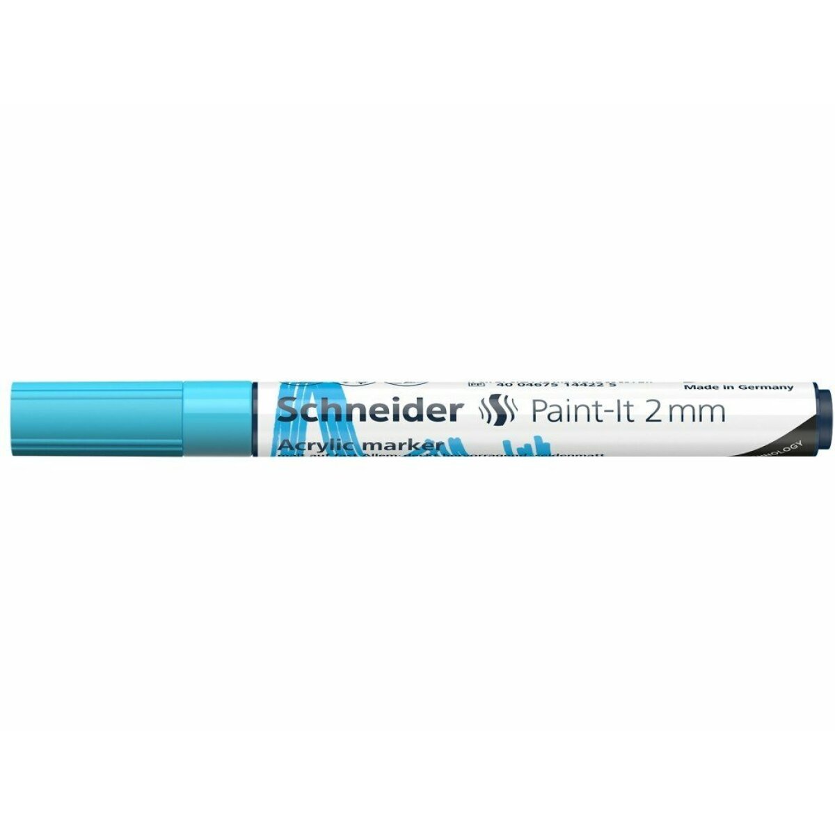 Marker cu vopsea acrilica Paint-It 310 2 mm Schneider Bleu