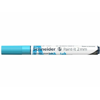 Marker cu vopsea acrilica Paint-It 310 2 mm Schneider Bleu Marker cu vopsea acrilica Paint-It 310 2 mm Schneider Bleu
