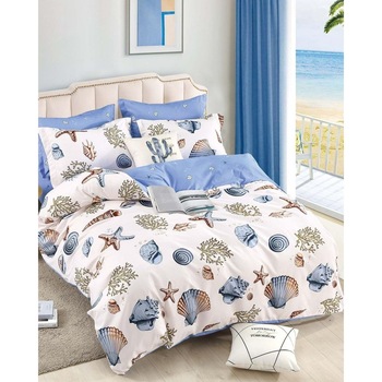 Set Lenjerie Finet, Cearceaf de Pat cu Elastic, 6 Piese, Pat 2 Persoane, FNJE-21 Set Lenjerie Finet, Cearceaf de Pat cu Elastic, 6 Piese, Pat 2 Persoane, FNJE-21