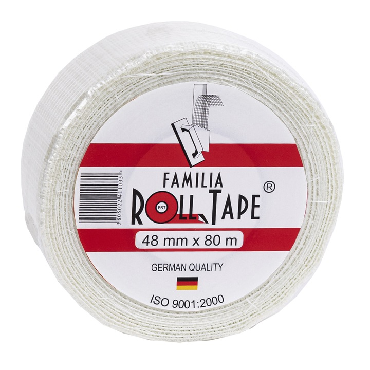 Banda pentru gips-carton, Familia Roll Tape, alb, 48 mm x 80 m
