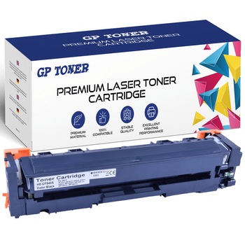 Cartus toner GP Toner, Compatibil cu HP Color Laserjet Pro MFP M281FDW/ CF540X, 3200 pagini, Negru Cartus toner GP Toner, Compatibil cu HP Color Laserjet Pro MFP M281FDW/ CF540X, 3200 pagini, Negru