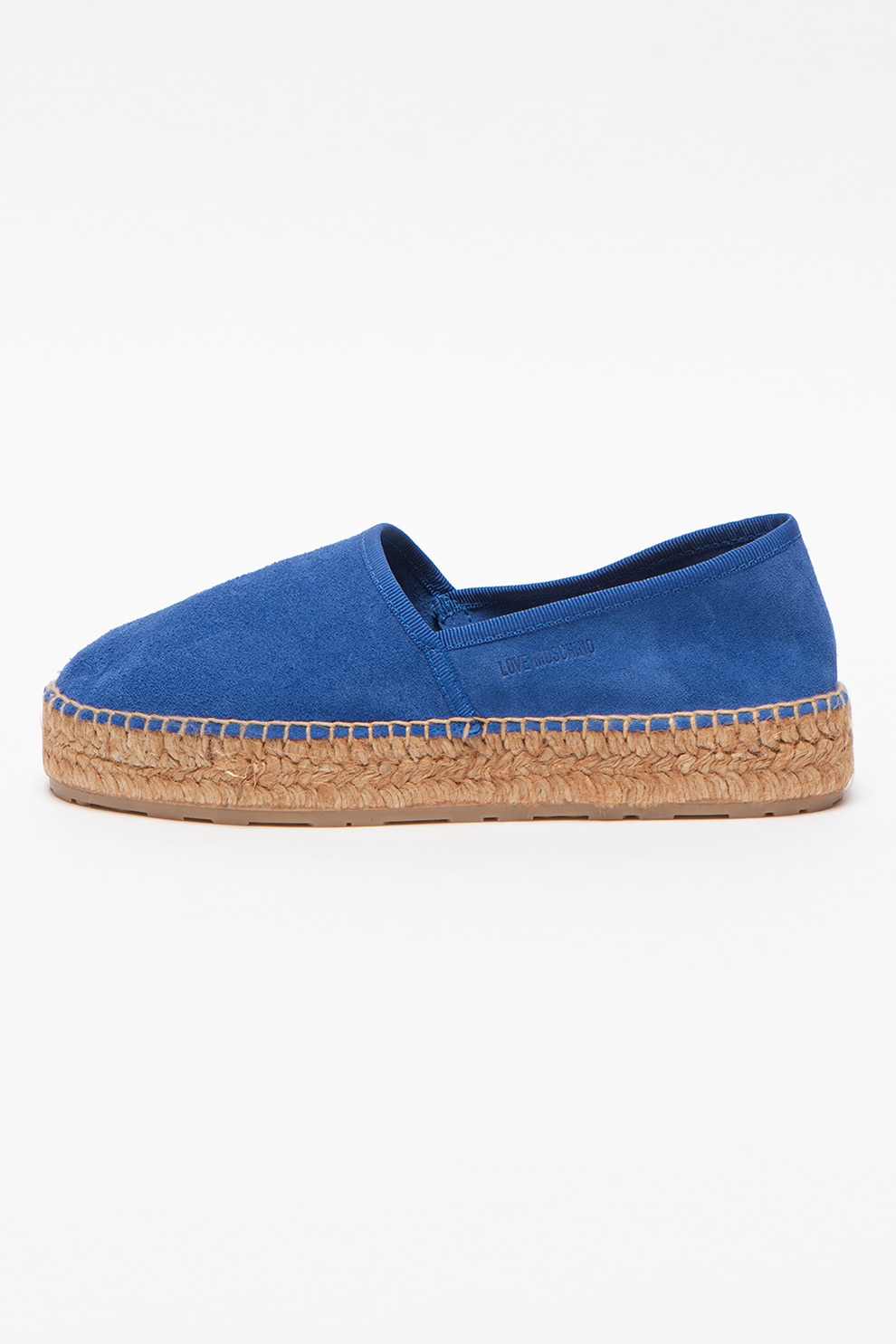 Love Moschino, Espadrile de piele intoarsa