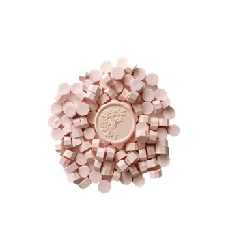 Set Ceara Roz smoked mat pastelat pentru sigilii invitatie nunta botez - 100 buc/pachet Set Ceara Roz smoked mat pastelat pentru sigilii invitatie nunta botez - 100 buc/pachet