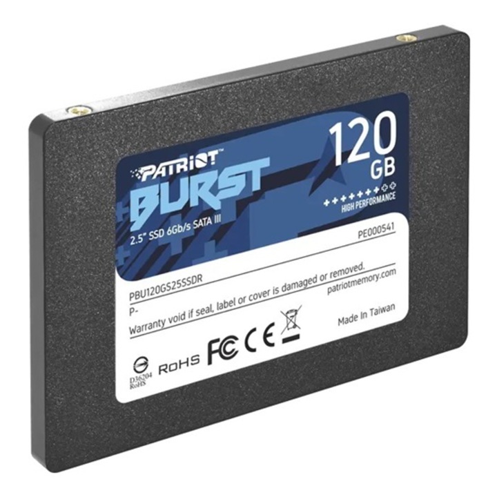 Patriot Burst Elite PBE120GS25SSDR belső SSD, 120GB